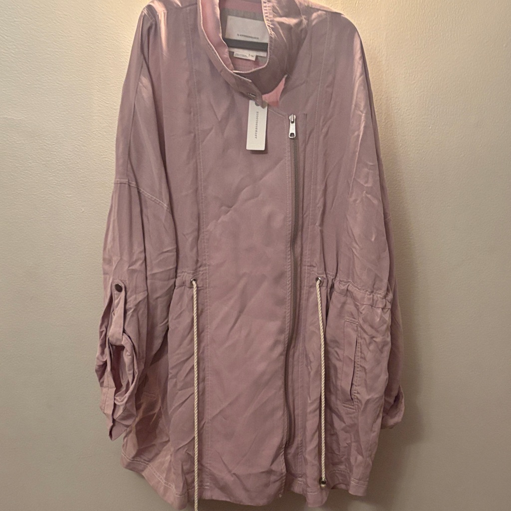 Anthropologie Mauve Utility Jacket